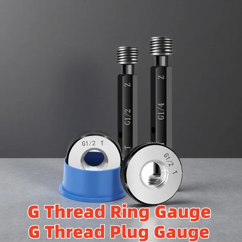 

1PCS Straight pipe thread plug gauge, straight pipe external thread ring gauge G1/8 G1/4 G3/8 5/8 1/2 3/4