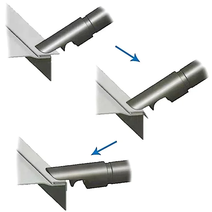 2025 hot sale TY82842 Pneumatic Duct Assembly Tools Knocks Down Straight Run Duct and Radius Fittings 4200 BPM | 1.2 mm Pittsbur