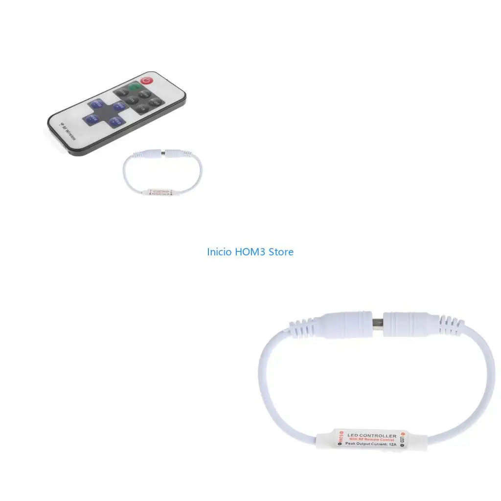 A5YD RF Wireless 11 for Key Remote Controller Mini Dimmer For Single Color Strip Ligh