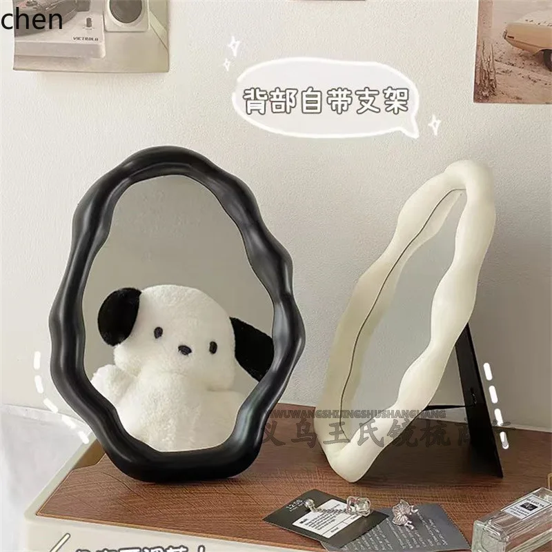 Zml makeup mirror - dorm room irregular shaped vanity mirror - creative wall hanging decoration