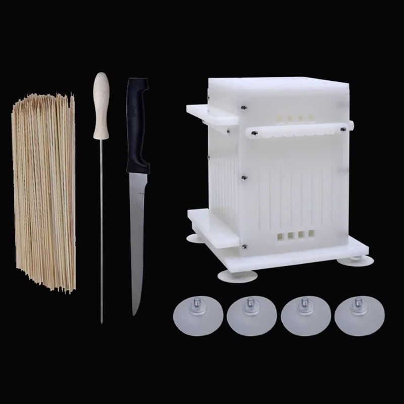 Manual Mutton Beef Meat Skewers Machine Lamb Skewer String Device Household Meat Skewer Kebab Maker Kitchen Tools