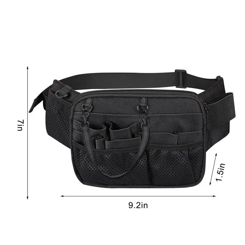 Nurse Fanny Pack Stethoscopes Durable Emergency Supplies Medical Gear Pocket Multiple Pockets Nurse Tool Waist Bag Vet Nurse