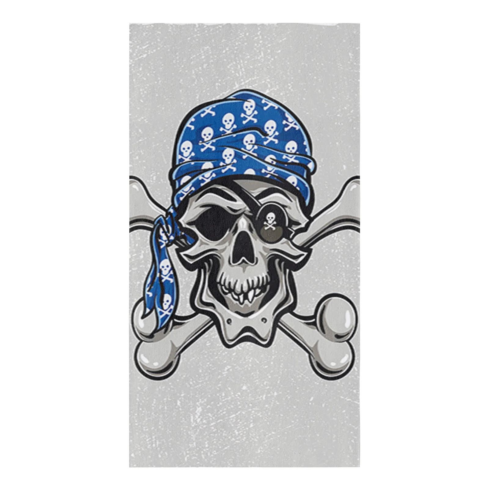 Pirate Skull Vintage Kitchen Towel Set Cleaning Cloth Kitchen Accessories Dish Washing Cloth Household Decoracion