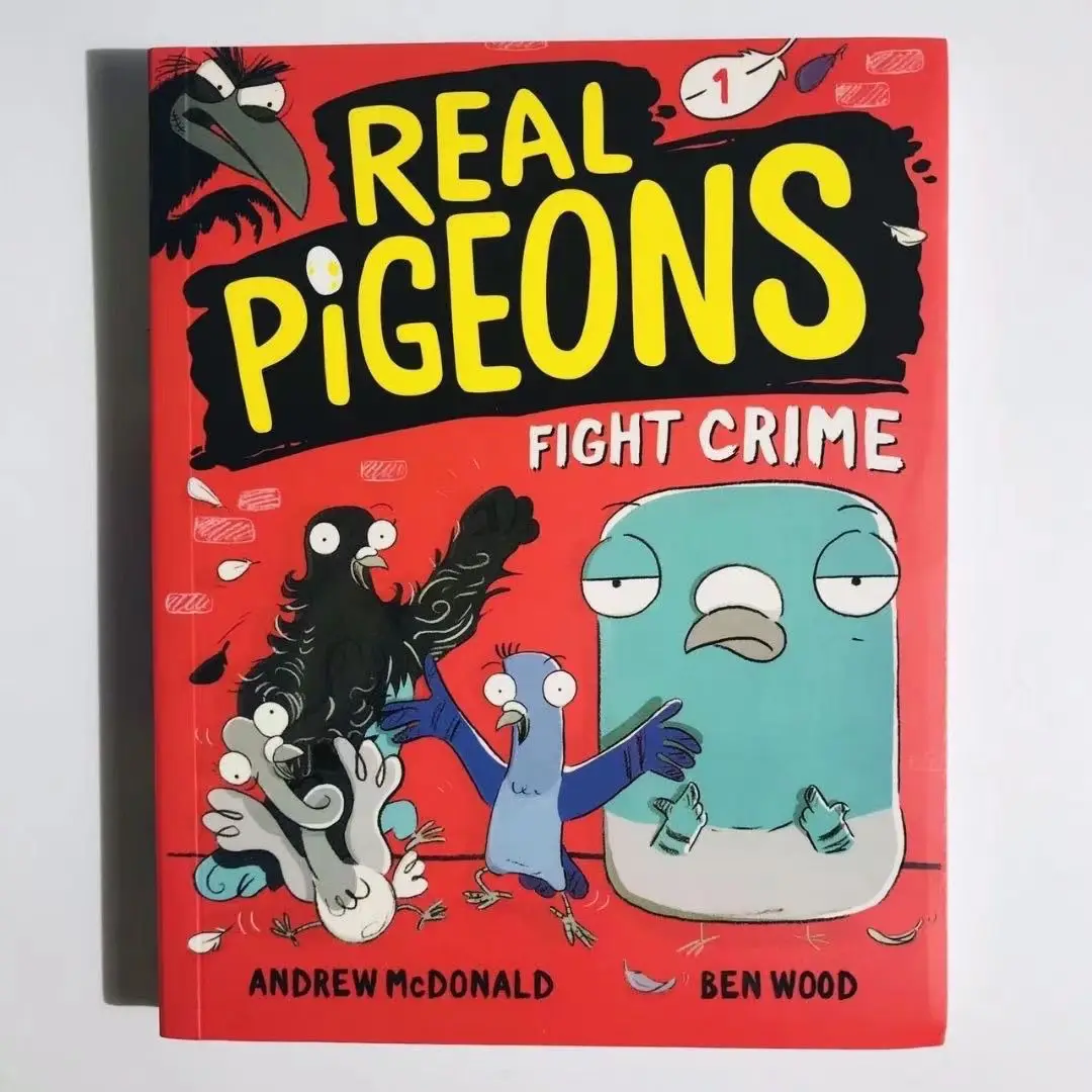 Real Pigeons Graphic Novel 5 volumes English children's detective mystery novel story books