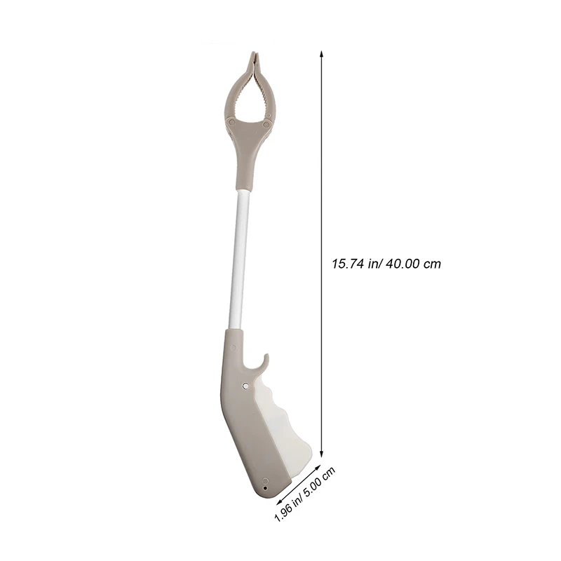 40cm Garbage Pickerindustrial Commercial Waste Clip Cleaning Tool Stainless Steel Plastic Clip Sanitary Clip Environmental Tool