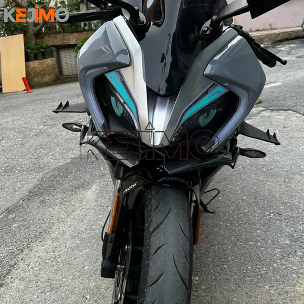 Motorcycle Winglet Aerodynamic Wing Kit Spoiler Accessories FOR CFMOTO 250SR ABS/ MY22 300SR ABS 300sr 2019-2023 2022 2021 2020