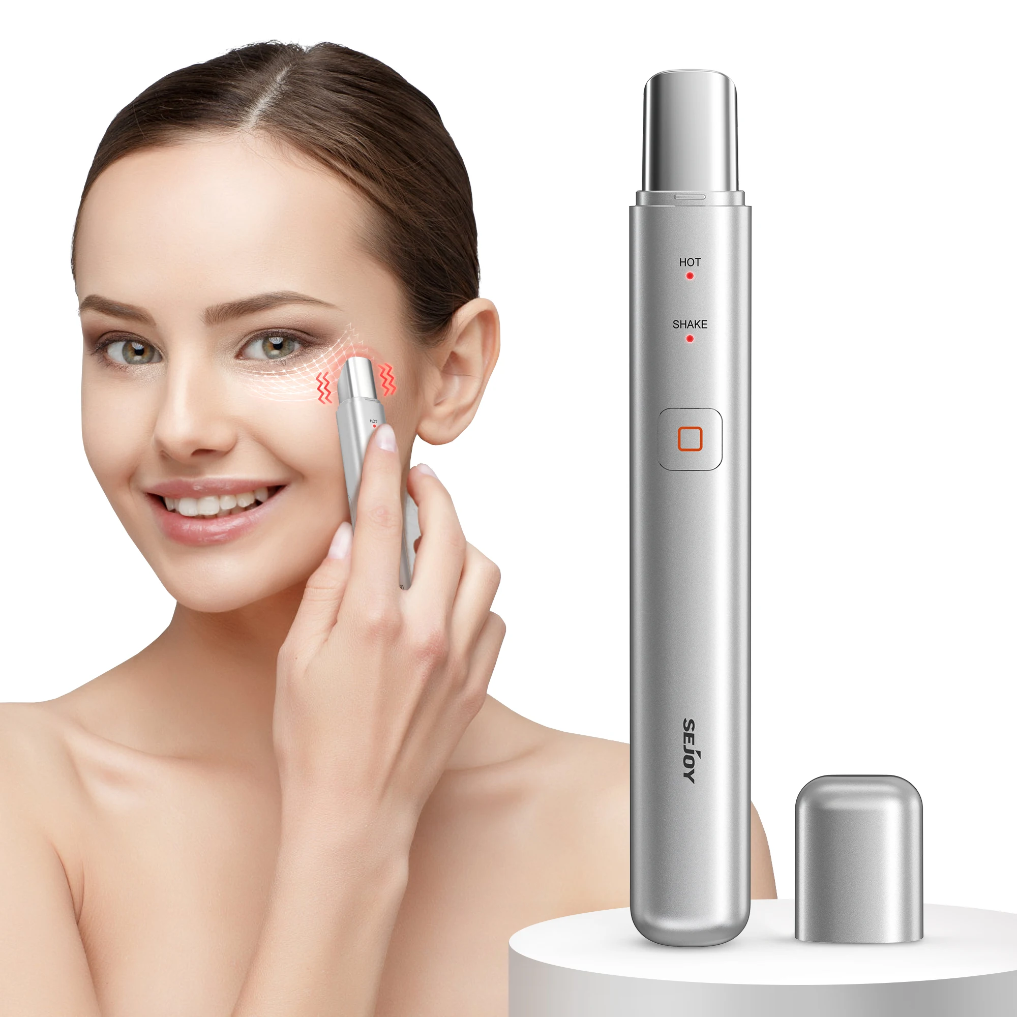

Multi-Mode Cold & Heat Eye with Massager,Beauty Wand for Puffiness Reduction, Dark Circles, and Let The Skin Be Full of Radiance