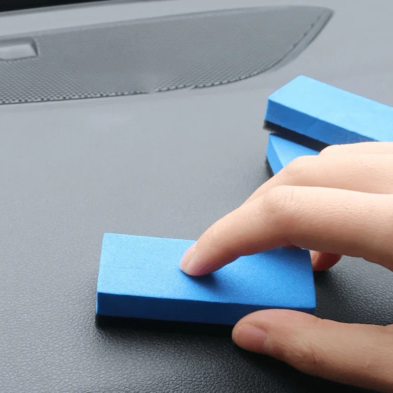 Mini Plated Sponge Applicator Pads - Non-Scratch Soft Polyurethane+ Paint Polish & Wax for Car Detailing, Paint,