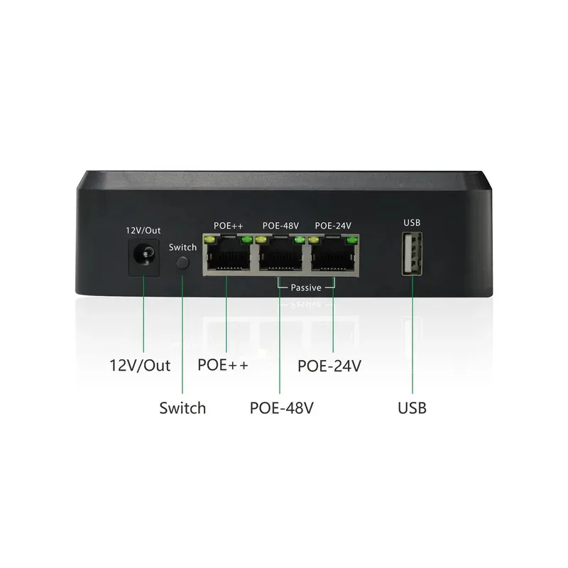 Mimosa 802.3af/at/bt PoE PowerBank con Wi-Fi 24V/48V para Proyectos ISP en Interiores y Exteriores para ubnt/mikrotik/cambium