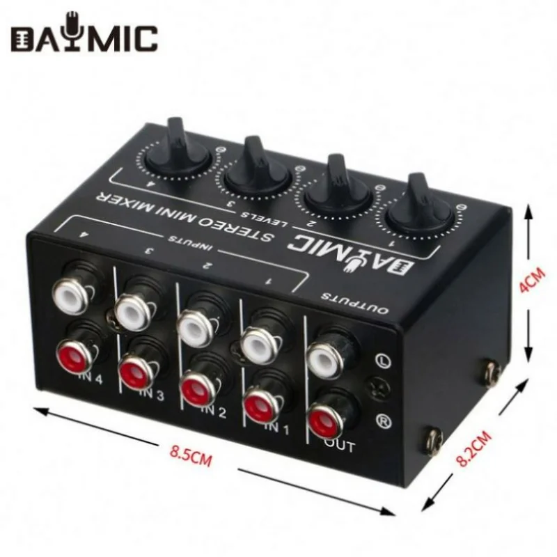 DAYMIC Pro Portable Pc Mini 4 Channels DSP Sound Console CX400 Mixing Stereo Amplifier For Mixer