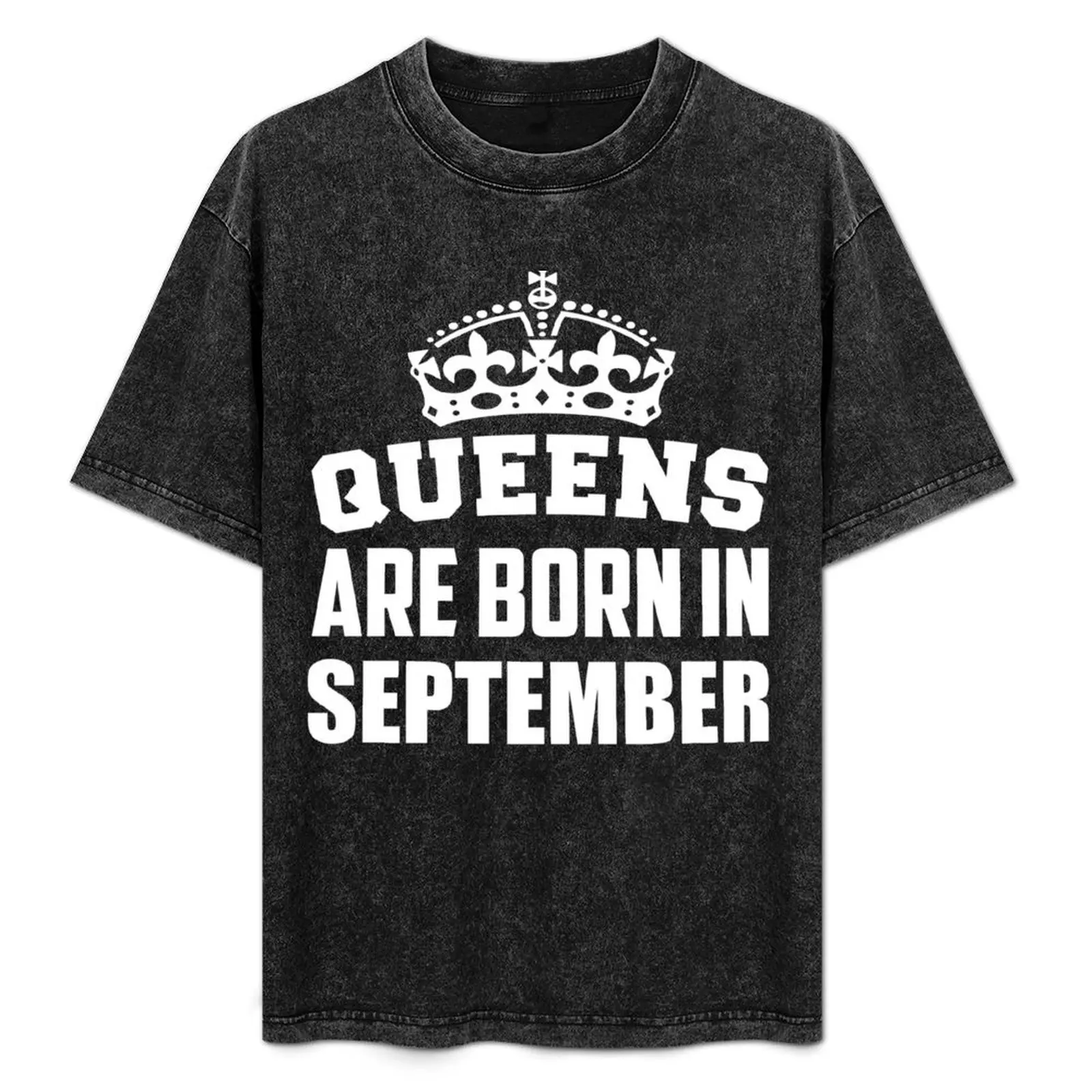 

Queens Are Born In September T-Shirt Casual Lightweight Short Sleeve Top