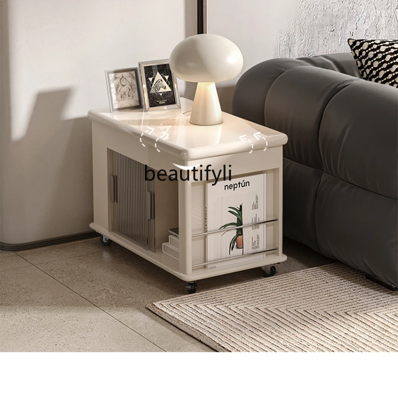 

Mobile coffee table trolley foldable lift living room sofa side few multi-functional small apartment dining car