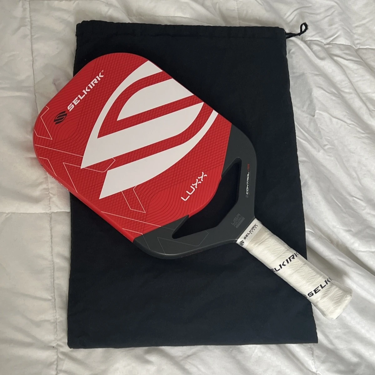 

SLK LUXX Pickleball Paddles USAP Approved Carbon Fiber X7 Core High Spin Control Power for Beginner Training Competition