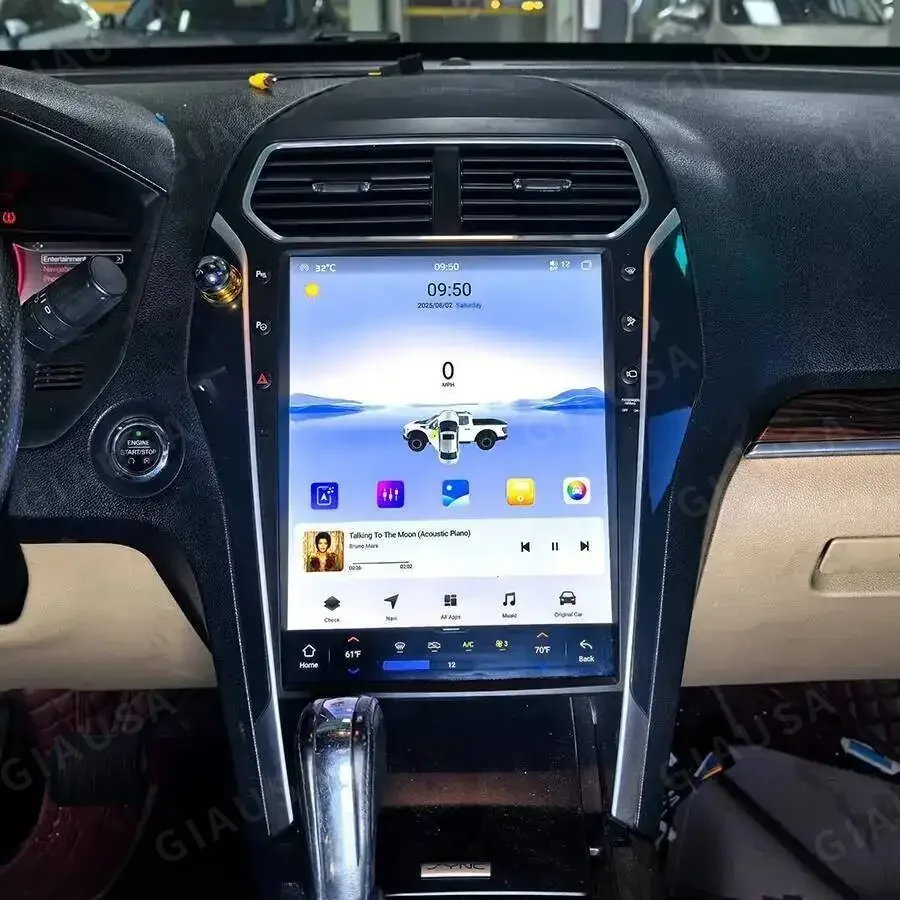

13,8-дюймовый для Ford Explorer 2009-2019 Android Автомобильный экран Мультимедийный видеоплеер CarPlay Автомобильный радиоприемник GPS-плеер HeadUnit