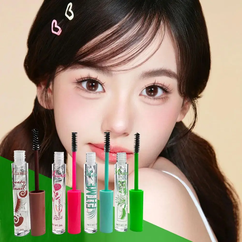 4 Color Waterproof Eyebrow Gel Tint Liquid Cosmetic Enhancers Brow Cream Long-lasting 3D Mascara Cream Makeup With Brush