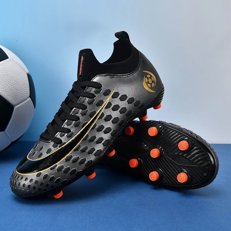 

New Men Soccer Shoes Unisex Hot Sale Cleats Ultralight High-quality Women Football Boots Professional Futsal TF/FG Sneakers