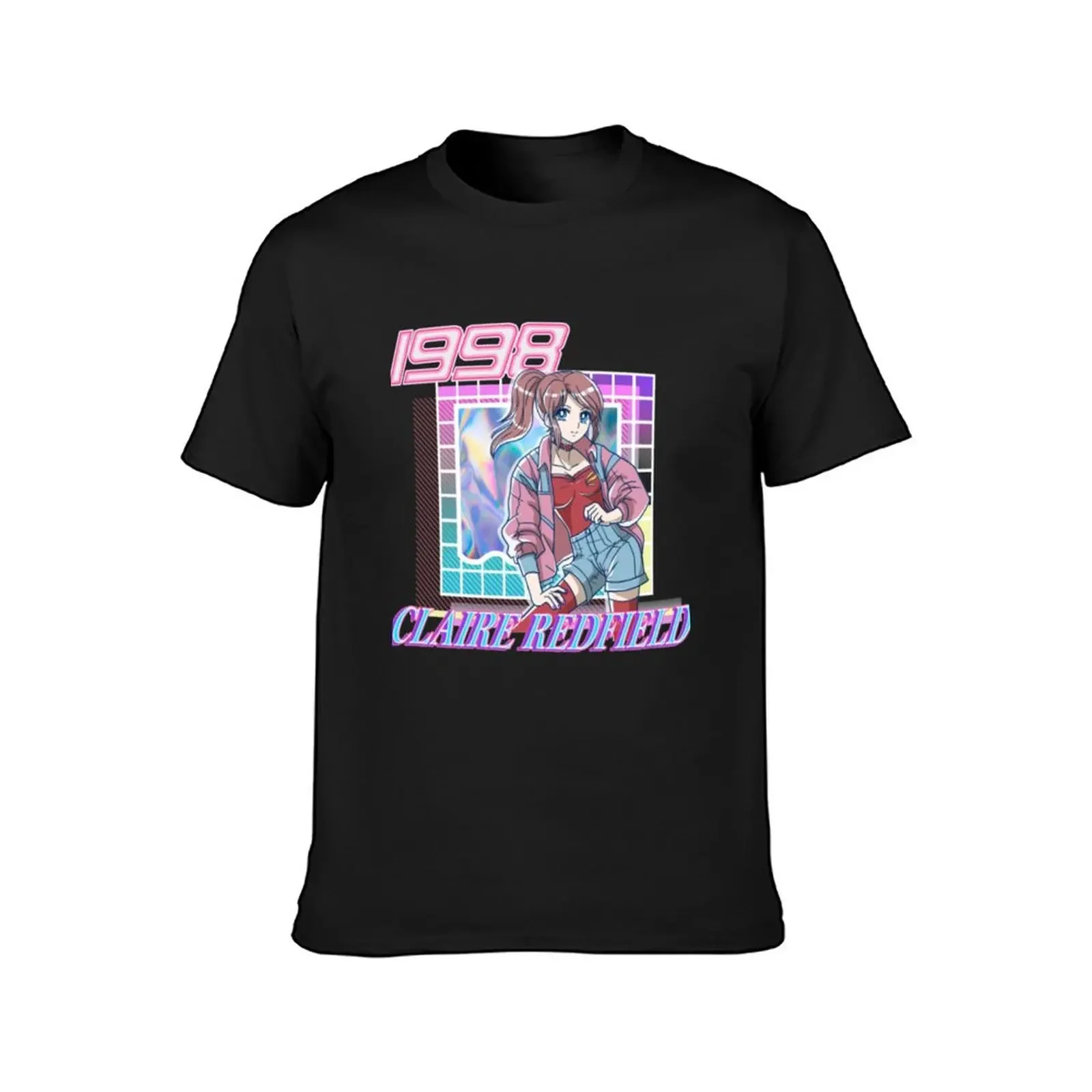 Vaporwave Claire Redfield T-Shirt plain cute tops topping plain t shirts men