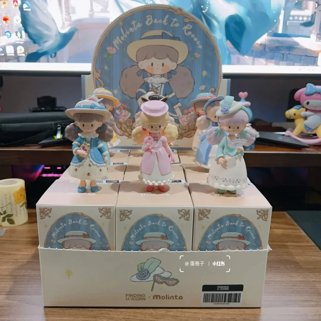 Molinta Back To Rococo Series Blind Box Surprise Box Original Action Figure Cartoon Model Mystery Box Collection Girls Gift