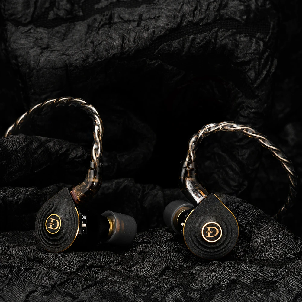 DUNU TALOS Planar 1DD + 2BA controlador híbrido auriculares intrauditivos IEM HiFi Audio música auriculares 0,78mm 2 pines Cable desmontable auriculares