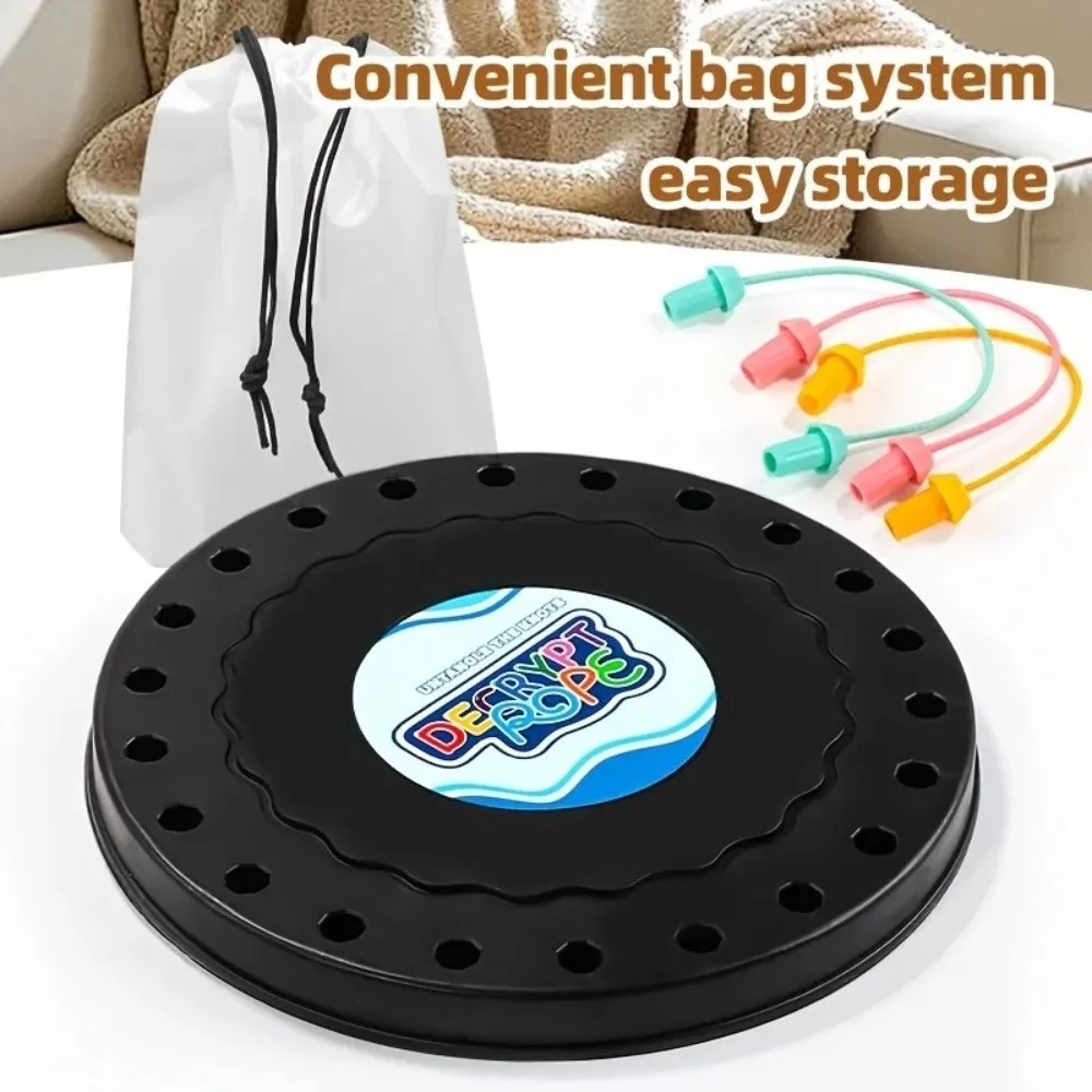 

Логическая фокусировка, улучшающая витая веревка, игра-головоломка, игра для родителей и детей, сенсорная игрушка, веревочные узлы, решение для вызова