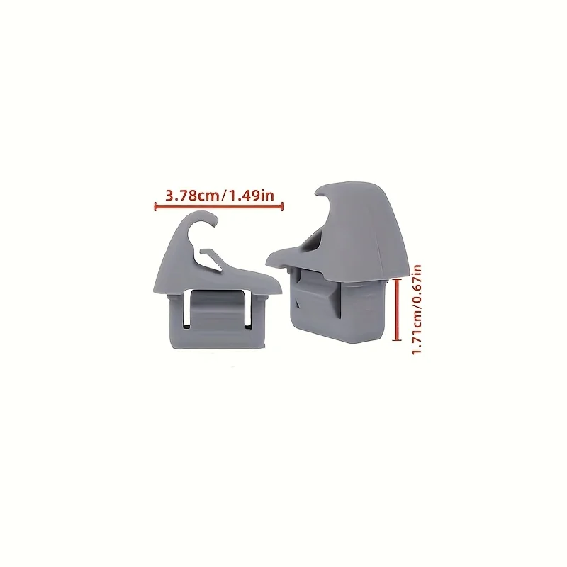 1pcs Car Sun Visor Hook Clip Bracket Hanger MR654343 Fit For Mitsubishi ASX 2012-2014 2015 2016 Lancer EVO 10 Plastic