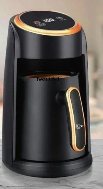 Asmt42 إبريق قهوة غلاية مقاومة لدرجات الحرارة العالية خمر القهوة صانع الشاي البصري سخان الحليب