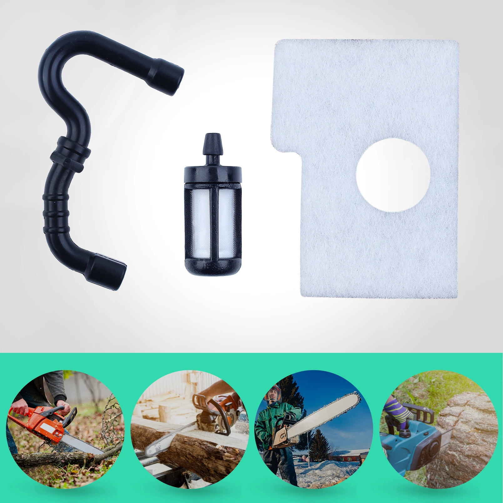 Air Filter Fuel Filter Line Hose Kit For Stihl MS180 MS170 018 017 MS 180 170 Chainsaw Parts
