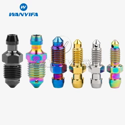 Wanyifa Titanium Ti Bolts Caliper Bleed Nipple M6/M8 x 1.0 1.25/M10 x 1.0 1.25 for Brembo Ducati BMW KTM Aprilia single 1pcs