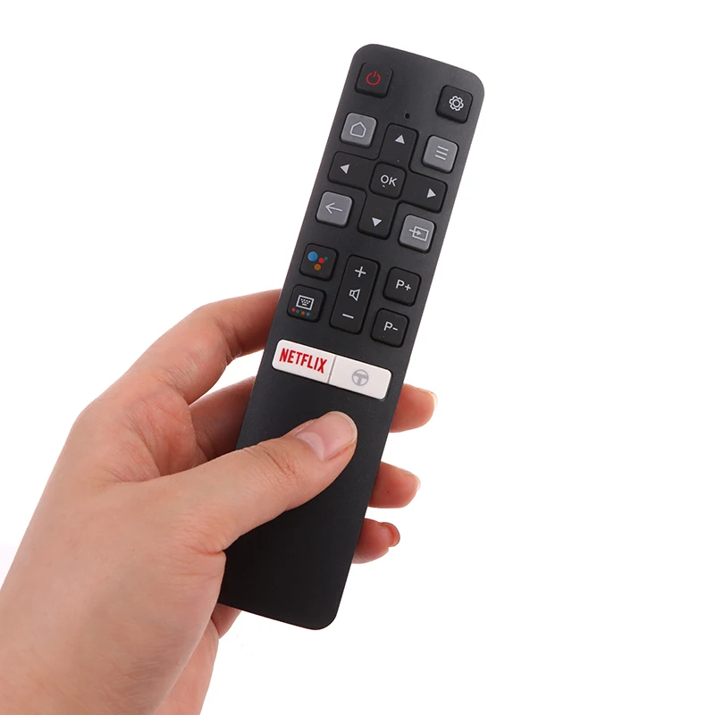 For TCL With Netflix And YouTube RC802V 49P30FS 65P8S 55C715 49S6800 43S434 New Voice Remote Control RC802V FNR1