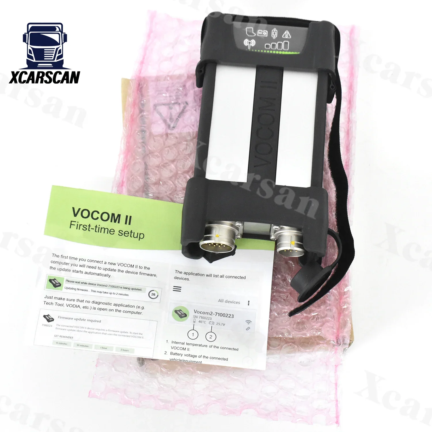 

88890400 Genuine vocom II 2.8.150 PTT Premium Tech Tool Vocom2 WIFI DEV2 Heavy Duty Truck Excavator Scanner Diagnostic tool