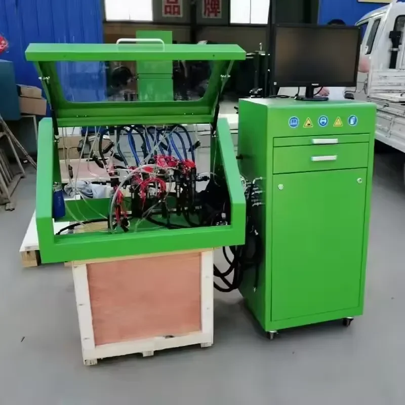 i CRS300 Common Rail Tester System 1-Year 220V LCD Steel Construction Easy-to-Use for Equipment Oil Electronic Source