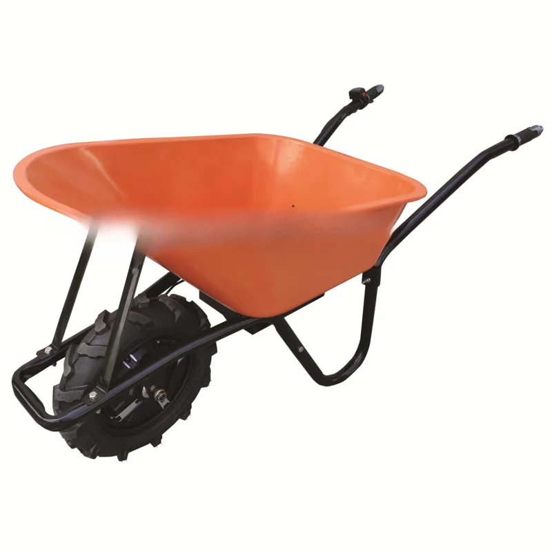 

24V 500W Motor wheels Electric wheelbarrow High load capacity garden carts mini tools EWB6414B
