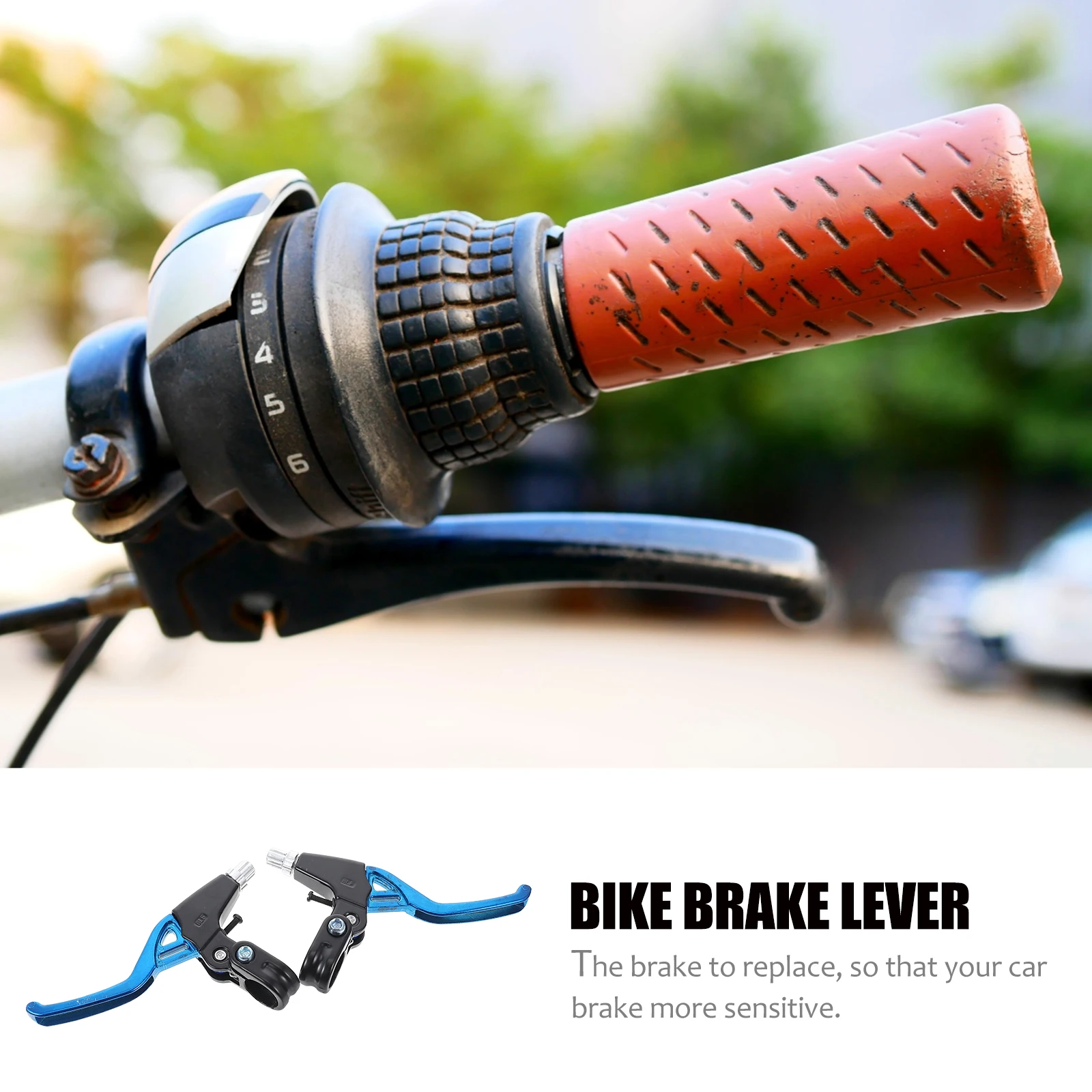 

Bicycle Brake Lever Aluminum Handlebar Bike Mountain Levers Replacement Universal Brakes Durable Lightweight Parts Bike