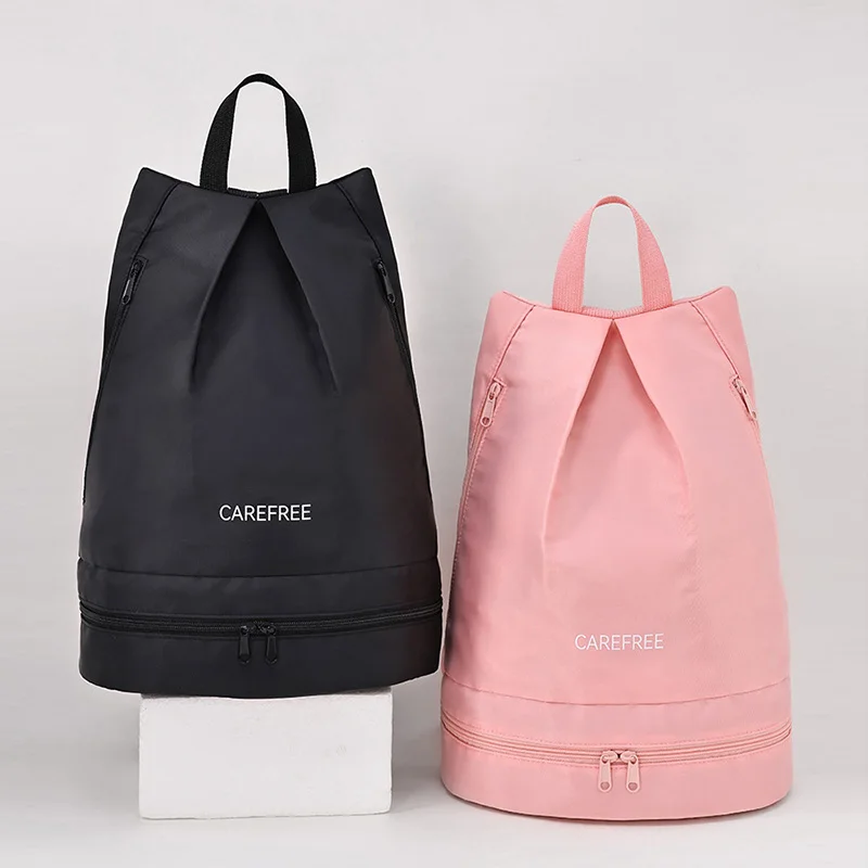 Mochila de natación con separación en seco y húmedo, bolsa de almacenamiento para gimnasio, deportes, vacaciones, playa, compartimento para zapatos, bolso grande de hombro para viajes al aire libre