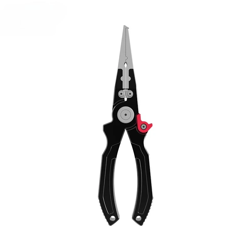 Lightweight Corrosion-Resistant Multi-Tool Aluminum Alloy Fishing Pliers Tungsten Steel Wire Cutter Split Ring Function Stream