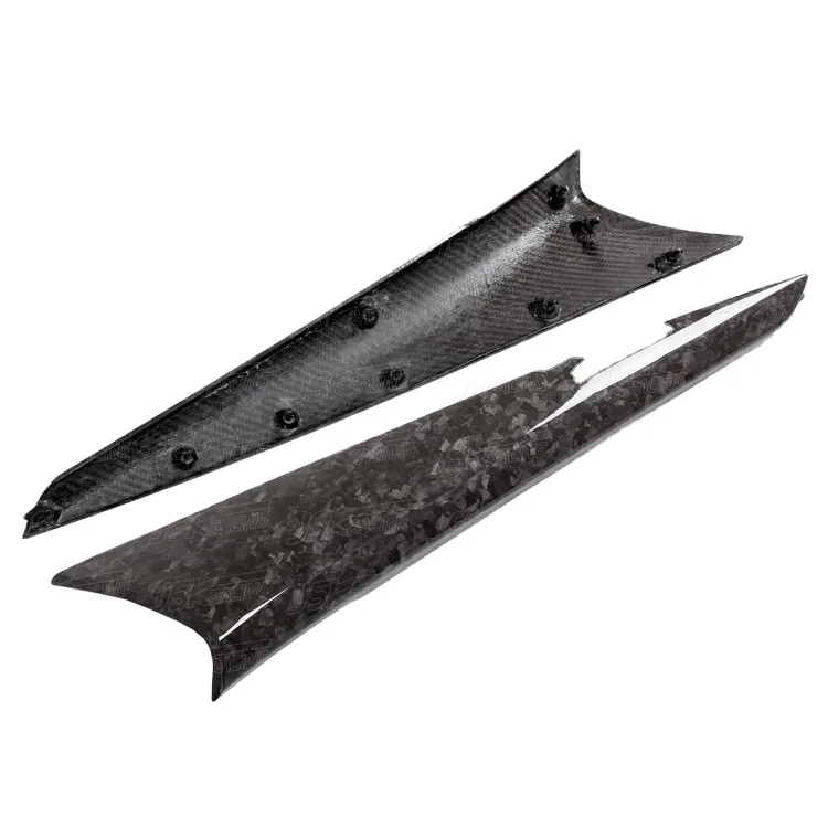 new FORGED CARBON FIBER DOOR PANEL INSERTS for 2011-2020 LAMBO AVENTADOR LP700-4 LP720 LP750 SVJ