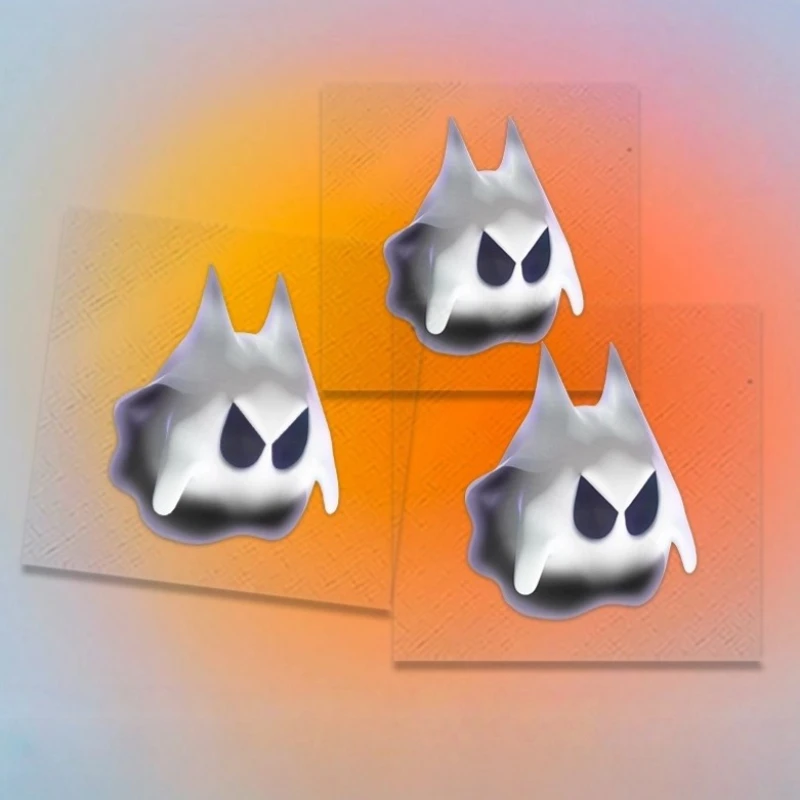 

1PC Funny Ghost Motorcycle Stickers Waterproof for Motorbike Fuel Tank Helmet DIY Laptop Car Window Halloween Vinyl Decals