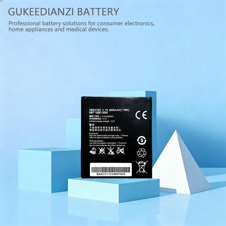 

Аккумулятор HB5V1HV HB5V1 2020 мАч для Huawei Honor Bee Y541 Y5C Y300 Y300C Y500 Y511 T8833 U8833 W1-C00 G350