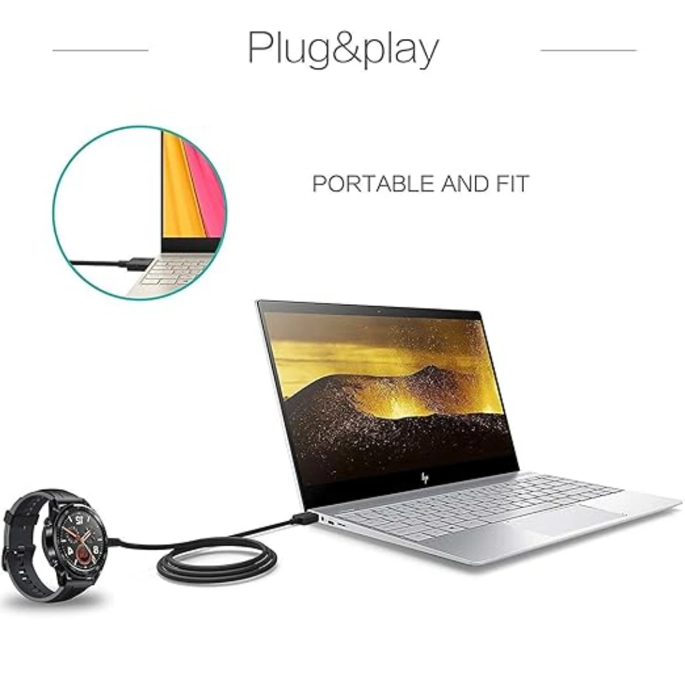 لهواوي ساعة GT/GT2/GT2e/GT الرياضة الشرف ساعة ماجيك/ماجيك 2/GS برو شاحن يو اس بي ساعة ذكية كابل شاحن استبدال شاحن #6