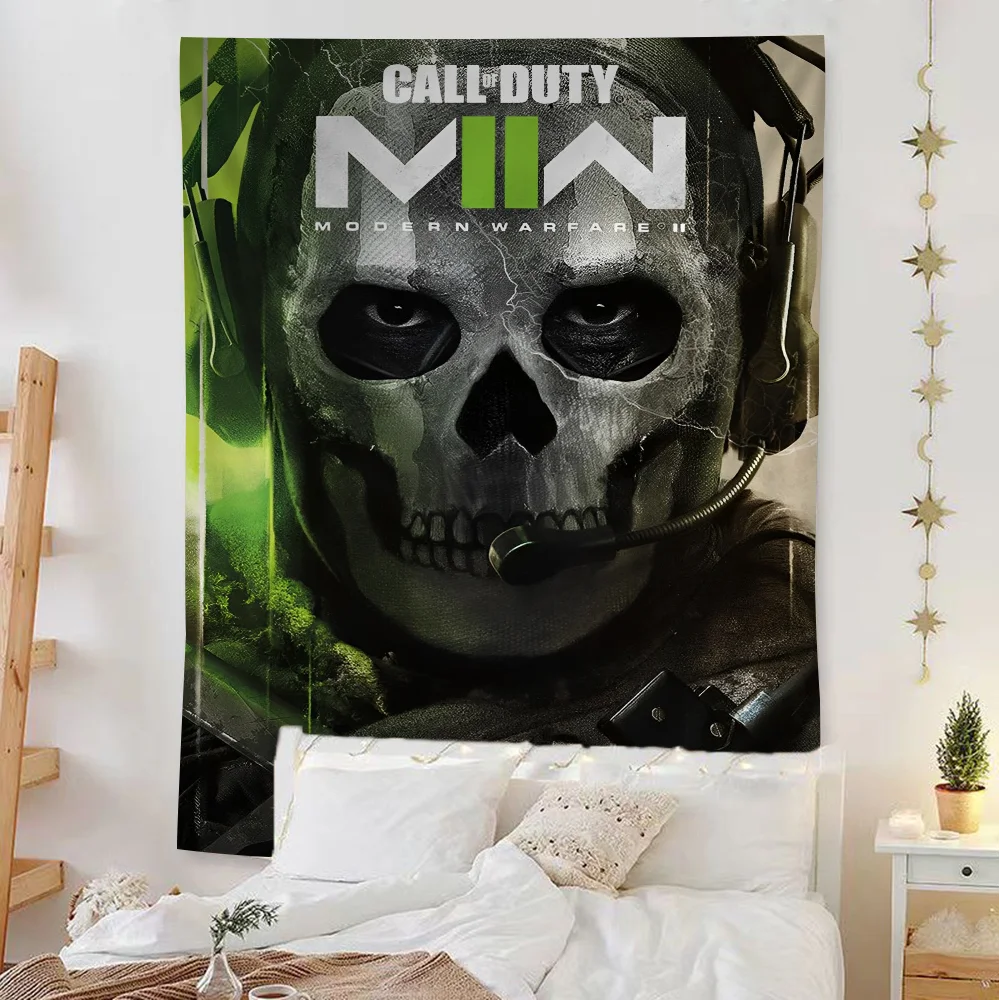 C-Call Of D-Duty Game Anime Tapestry Art Science Fiction Room Home Decor Wall Art Decor