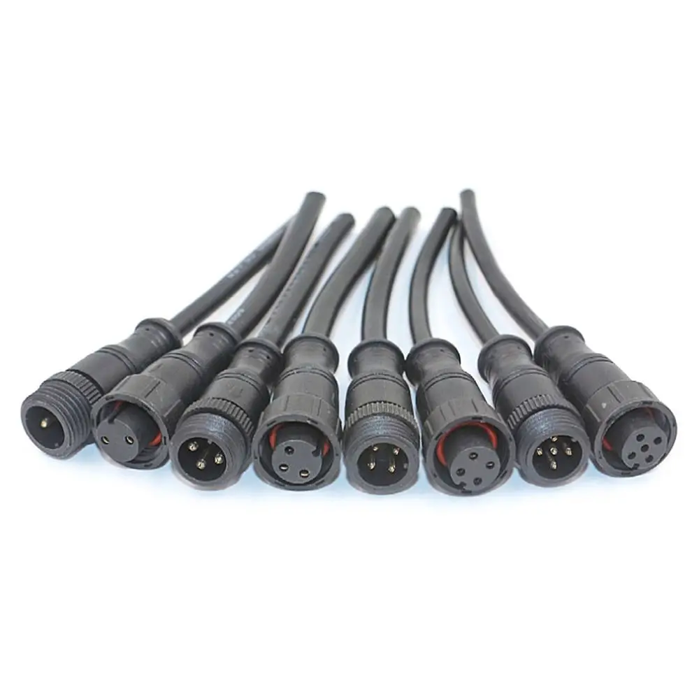 

M14 Equipment Power Wire 2Pin 3Pin 4Pin Signal Line Waterproof Connector Line Base Connector Optional Cable 2Pin3Pin4Pin Cable