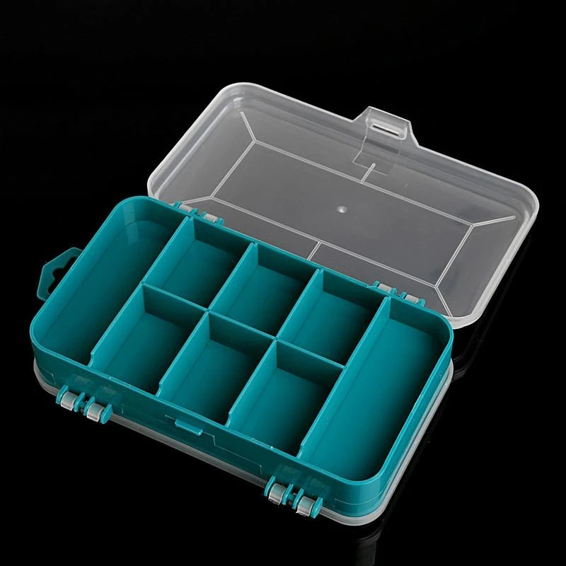 Y1AD Tool Box Transparent Double-Side Multifunctional Storage Tool for Case Plastic f