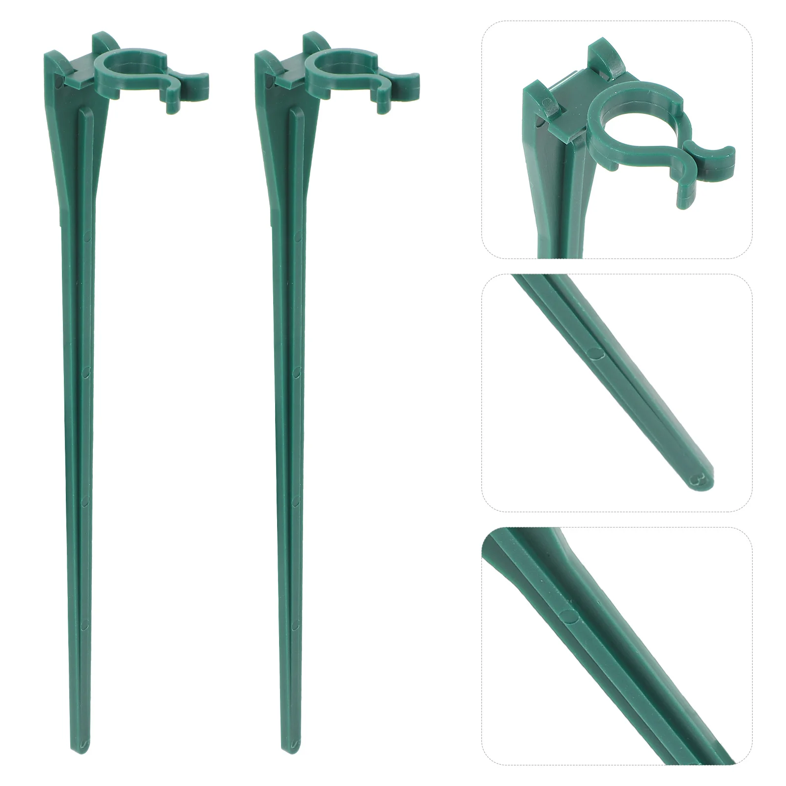 30 peças estacas de plástico para aterramento, substituição para luzes de natal, jardim ao ar livre, gramado, iluminação festiva, estacas à terra