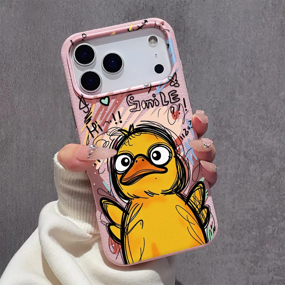 Matte Funny Yellow Duck Graffi - Phone Cases Yellow 评论和价格