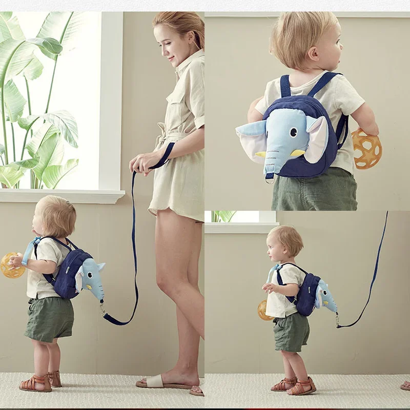 Children's Anti Children Backpack Baby Safety Traction Rope Full Belt Anti Loss Rope Hand Holding Device Walking Baby