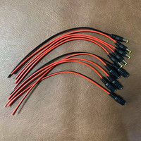 12V Dc Power Pigtail Plug Cable DC Male Female Security adapter Connector 5.5mm X 2.1mm For CCTV Cameras