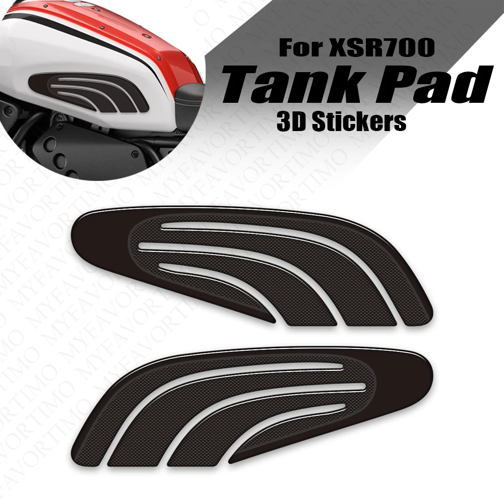 

2018-2022 XSR700 Motorcycle Accessory For Yamaha XSR 700 Tank Pad Grips Stickers Fuel Oil Kit Knee Protector Decal Set