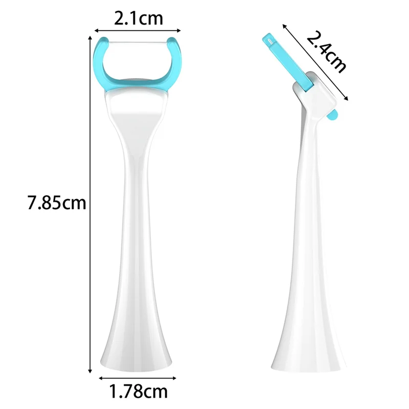 A74G-Electric Flosser 50 Replacement Heads Power Flosser And Electric Toothbrush For Home And Travel Rushing And Flossing White