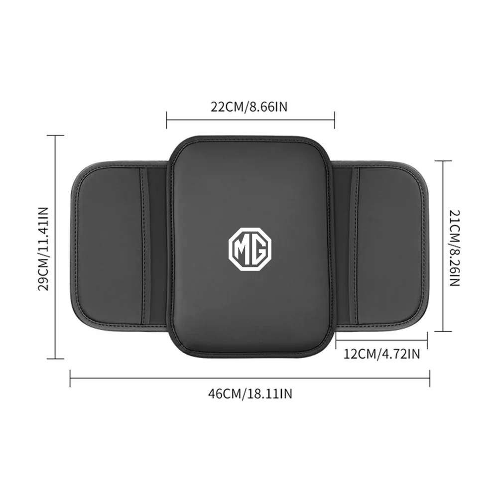 

Car Center Console Armrest Box Pad for MG HS EHS PHEV ZS MG3 MG4 MG5 MG6 MG7 GT ZR RX5 RX8 EV ONE Soft Comfort Armrest Cover