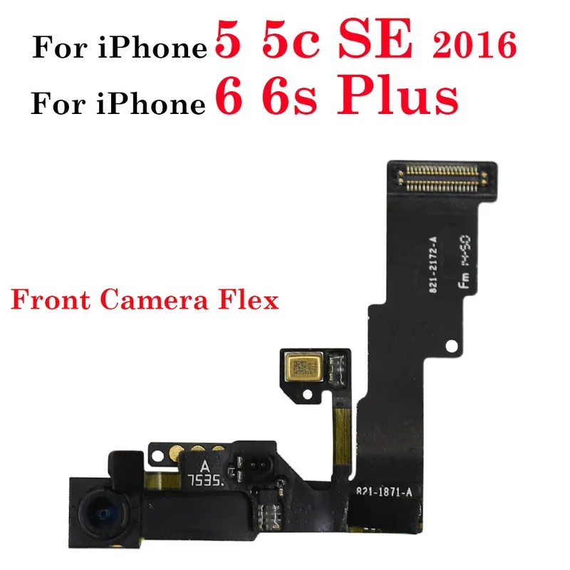 Cavo flessibile per fotocamera frontale con sensore di prossimità della luce gruppo microfono per iPhone 5 5S SE 6 6s Plus